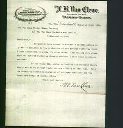 Letterhead - H.B. Van Cleve