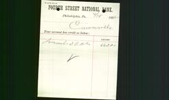 Bank Letterhead - Fourth Street National Bank