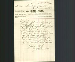 Letterhead- J.A. Border