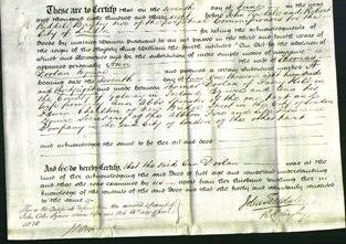 Deed by Married Women - Ann Abbs Doolan-Original Ancestry