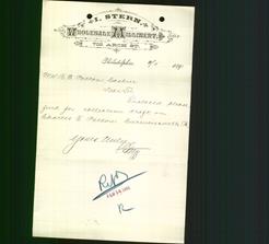 Business Letterhead - I. Stern