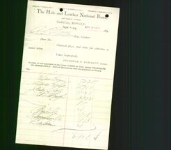 Bank Letterhead - Hide and Leather National Bank