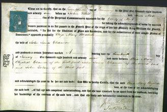 Deed by Married Women - Eliza Mary Elizabeth Channon-Original Ancestry