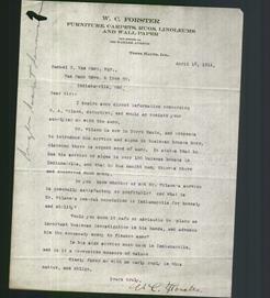 Letterhead - W.C. Forster