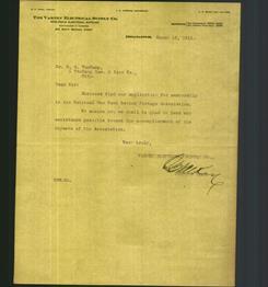 Letterhead - The Varney Electrical Supply Co.