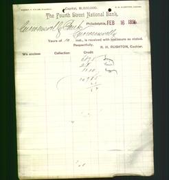 Bank Letterhead - Fourth Street National Bank