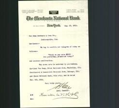 Letterhead - The Merchants National Bank