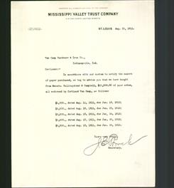 Letterhead - Mississippi Valley Trust Company