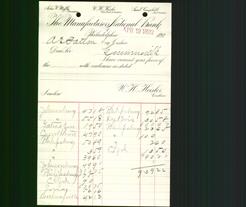 Bank Letterhead - Manufacturers National Bank