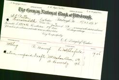 Bank Letterhead - German National Bank of Pittsburgh