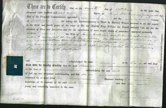 Deed by Married Women - Ellen Goodwin-Original Ancestry