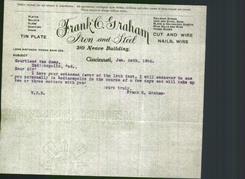 Letterhead - Frank C. Graham