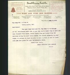 Letterhead - Grand Crossing Tack Co.