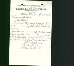 Business Letterhead - Thomas M. Davidson