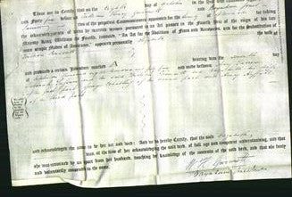 Deed by Married Women - Elizabeth Pounsett-Original Ancestry