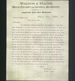 Letterhead - Walton & Macke