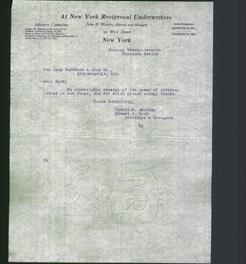 Letterhead - At New York Reciprocal Underwriters