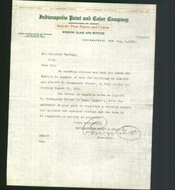 Letterhead - Indianapolis Paint and Color Company