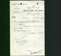 Business Letterhead - Joseph Campbell & Company