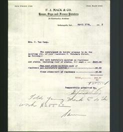 Letterhead - F. J. Mack & Co.