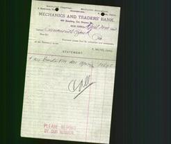 Bank Letterhead - Mechanics and Traders’ Bank