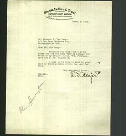 Letterhead - Block, Fetter & Trost