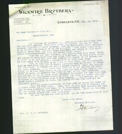 Letterhead - Wickwire Brothers