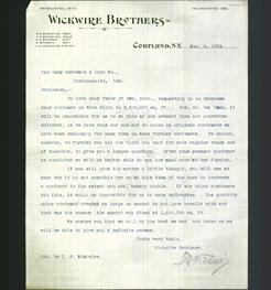 Letterhead - Wickwire Brothers