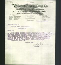 Letterhead - Weaver Coal & Coke Co.
