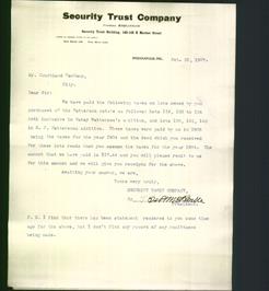 Letterhead - Security Trust Company