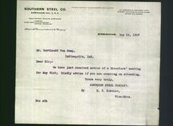 Letterhead - Southern Steel Co.