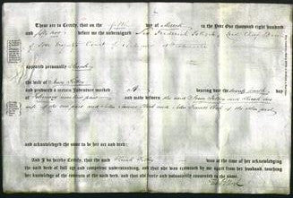 Deed by Married Women - Sarah Filbey-Original Ancestry