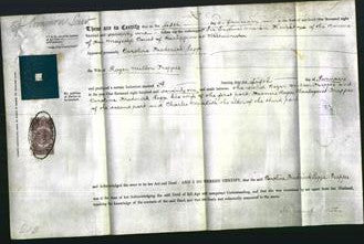Deed by Married Women - Caroline Frederick Legge Trappes-Original Ancestry