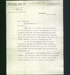 Letterhead - Southern Steel Co.