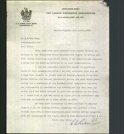 Letterhead - The London Assurance Corporation