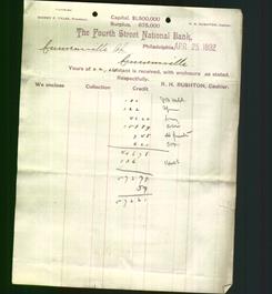 Bank Letterhead - Fourth Street National Bank