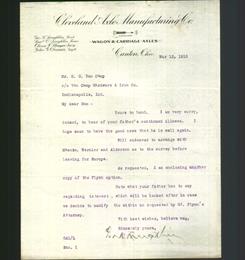 Letterhead - Cleveland Axle Manufacturing Co.