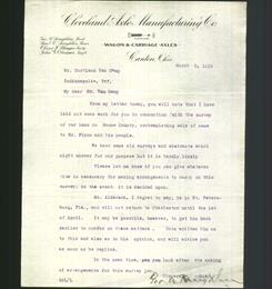 Letterhead - Cleveland Axle Manufacturing Co.