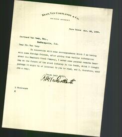 Letterhead - Kean, Van Cortlandt & Co.