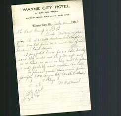 Letterhead - Wayne City Hotel