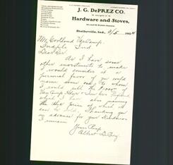 Letterhead - J.G. DePrez Co.