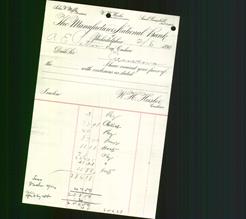 Bank Letterhead - Manufacturers National Bank