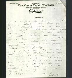Letterhead - The Greif Bros. Company