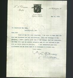 Letterhead - F.L. Dunne