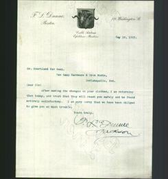 Letterhead - F.L. Dunne