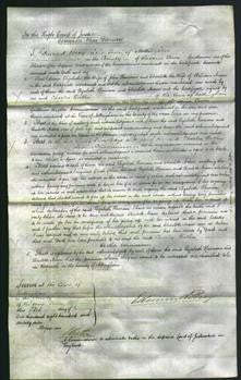 Court of Common Pleas - Elizabeth Harrison and Charlotte Nixon-Original Ancestry