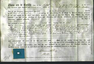 Deed by Married Women - Elizabeth Harrison and Charlotte Nixon-Original Ancestry