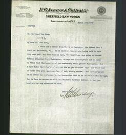 Letterhead - E. C. Atkins & Company