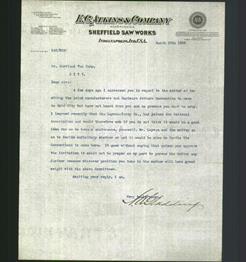 Letterhead - E. C. Atkins & Company