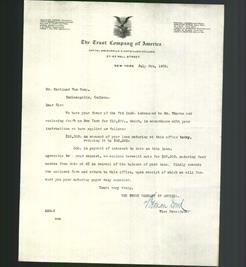 Letterhead - The Trust Company of America